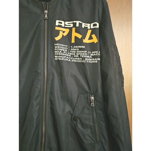 Bibisama × Astro Boy Bomber Anime Tezuka Graphic Jacket Japanese Art M/L - Picture 2 of 7
